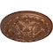 Ekena Millwork Acanthus Ceiling Medallion, Hand-Painted Polished Copper, 11 3/8"OD x 2"P CM11ACPOS - alternate 3